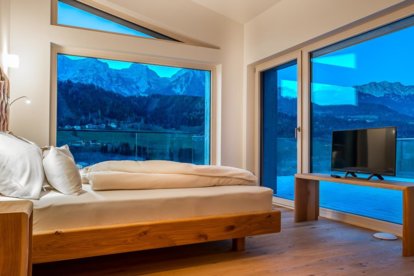 Schlafzimmer On Top mit Bergblick